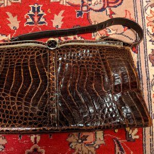Genuine Vintage Alligator Purse